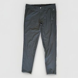 Mens Lululemon 32x32 Obsidian Gray ABC Slim-Fit Trouser Warpstreme